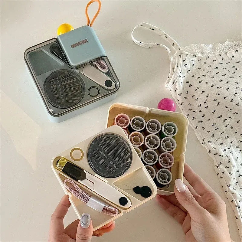 Multi-Functional Portable Household Sewing Box | Compact Sewing Kit