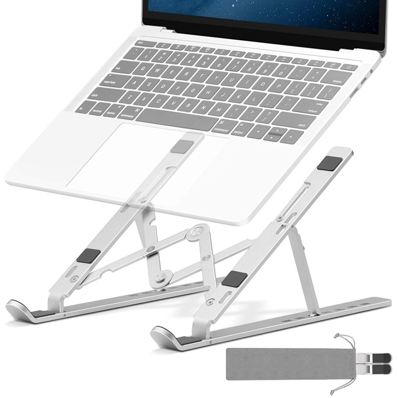  Aluminum Alloy Adjustable Portable Folding Notebook Stand Foldable Laptop Stand