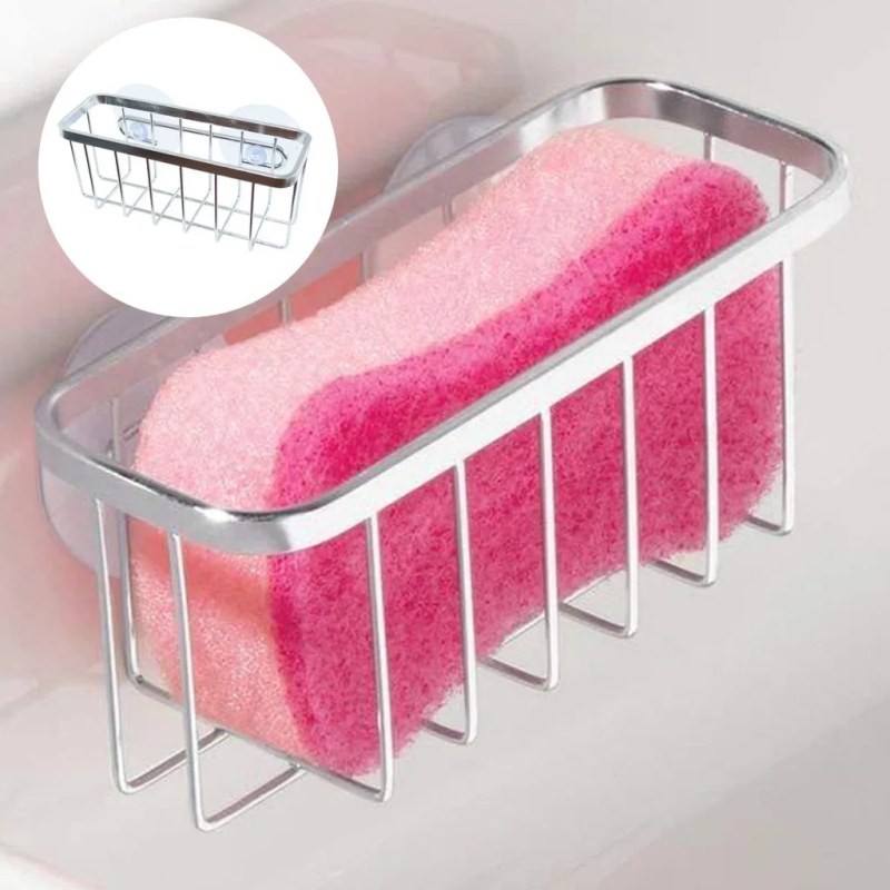 Stainless Steel Sink Sponges Kitchen Storage Organizer