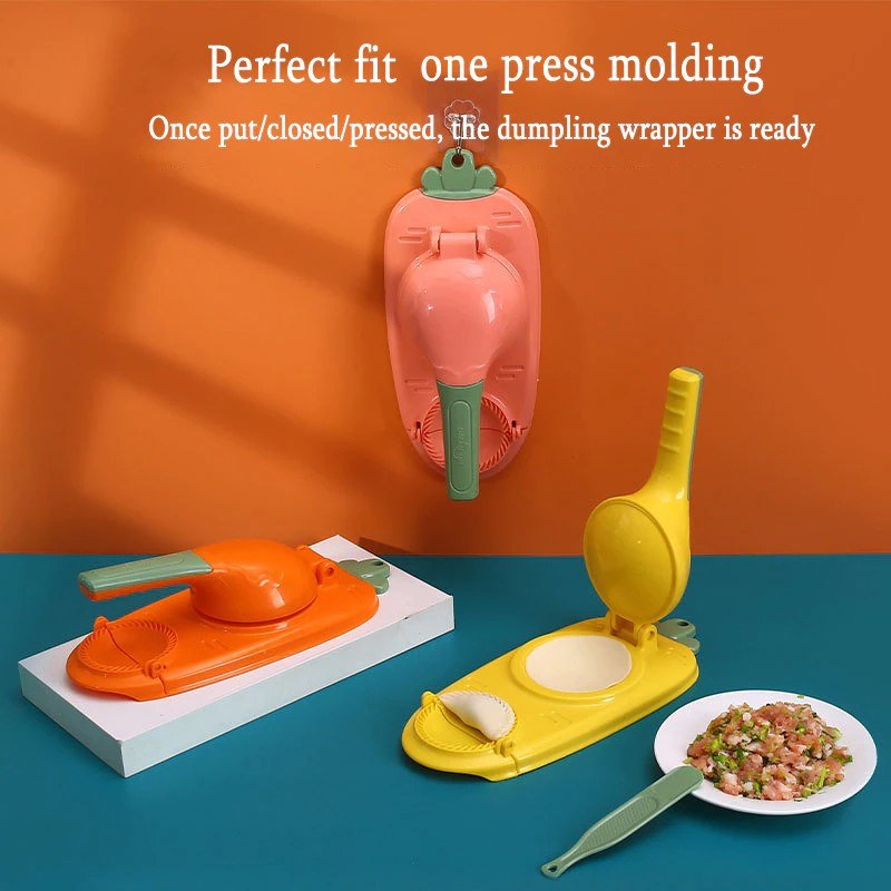 2-in-1 Magic Pitha Maker – Dumpling & Pitha Wrapper Presser Manual Kitchen Tool