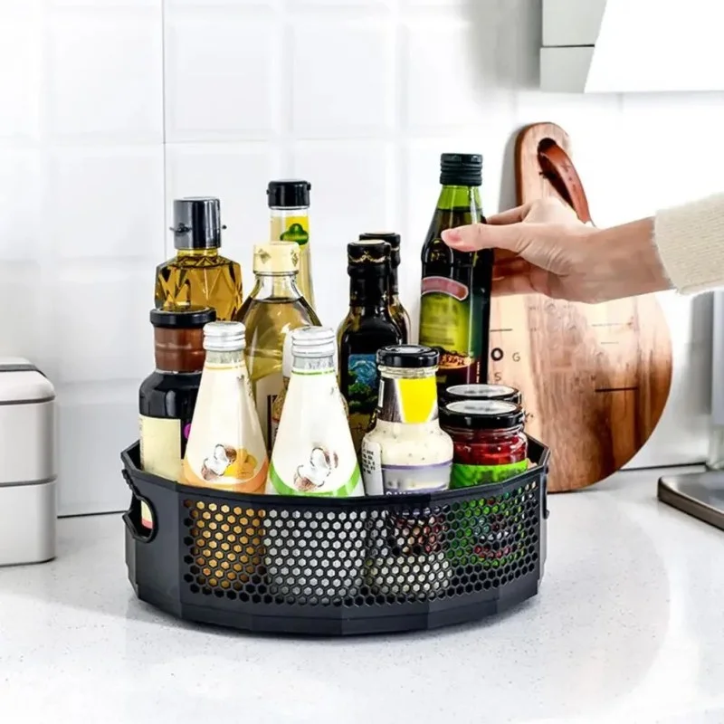 360° Smart Rotating Organizer – Multi-Purpose Rotating Storage Rack for Kitchen, Bathroom & Home