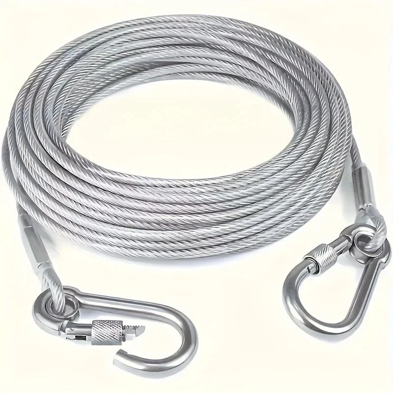 Stainless Steel Clothesline Rope – Heavy-Duty Rust-Resistant Multifunctional Clothes Drying Line