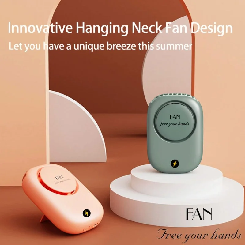 Portable Waist Hanging Mini Fan – USB Rechargeable Cooling Fan _000310