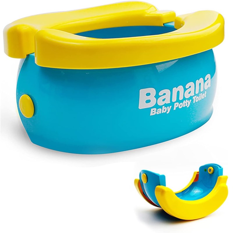 Portable Foldable Kids Potty Training Seat | Travel Baby Potty Chair for Indoor & Outdoor Use