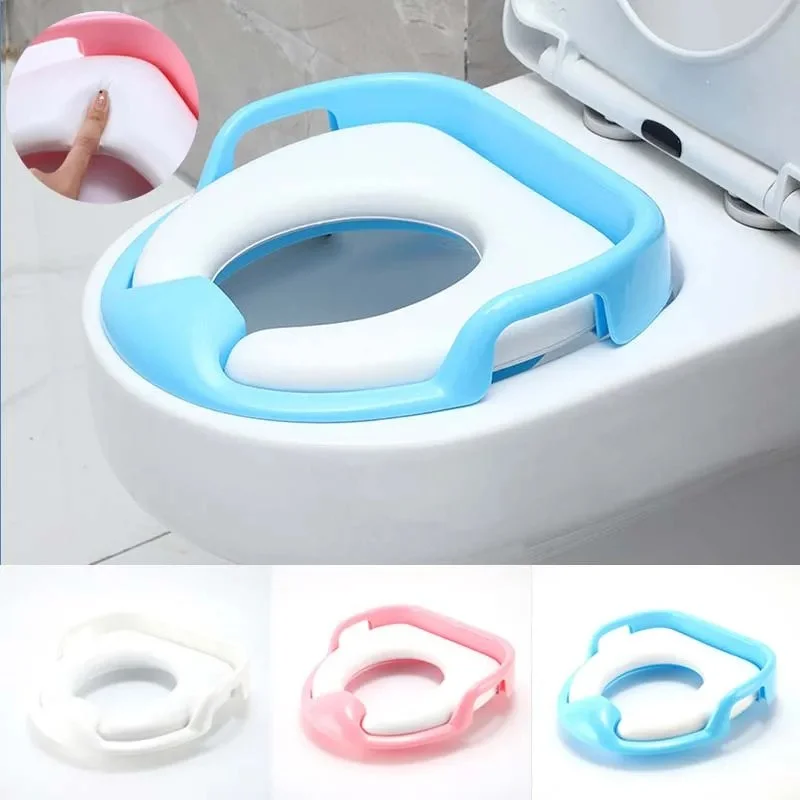 Baby Potty Training Toilet Seat | Soft Anti-Slip Toddler Toilet Training Seat with Splash Guard