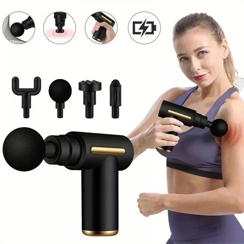 Electric Vibration Massage Gun | Portable Muscle Relaxation & Body Massager