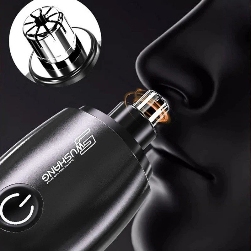 Portable Electric Nose & Ear Hair Trimmer | Rechargeable Nose Clipper