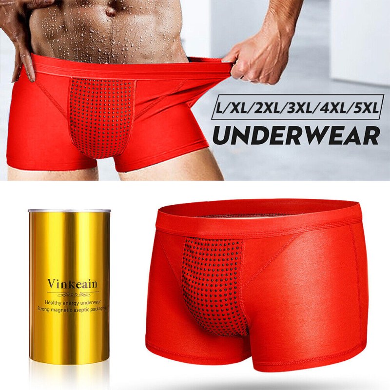 Viane Klcin Mens Magnetic Cotton Boxer | Antibacterial Free Size Underwear
