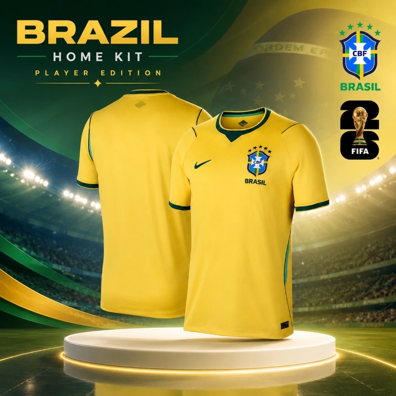 Brazil Fifa World Cup Home Jersey