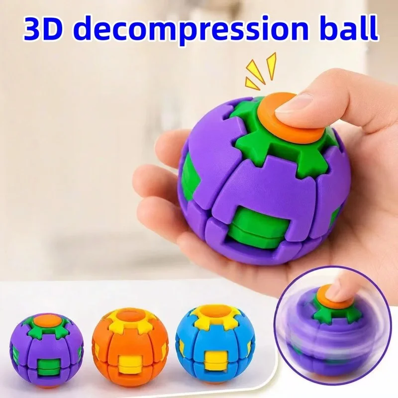 Fingertip Rotating Ball – 3D Printed Stress Relief Toy