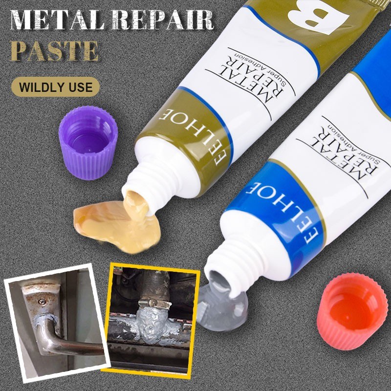 100g Waterproof Metal Repair Paste A&B – Heat & Cold Resistant Cold Weld Adhesive Gel