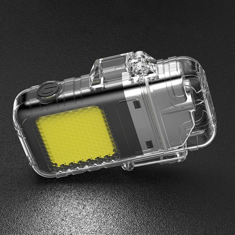 Rechargeable Electric Lighter with LED Light | Windproof Portable Lighter