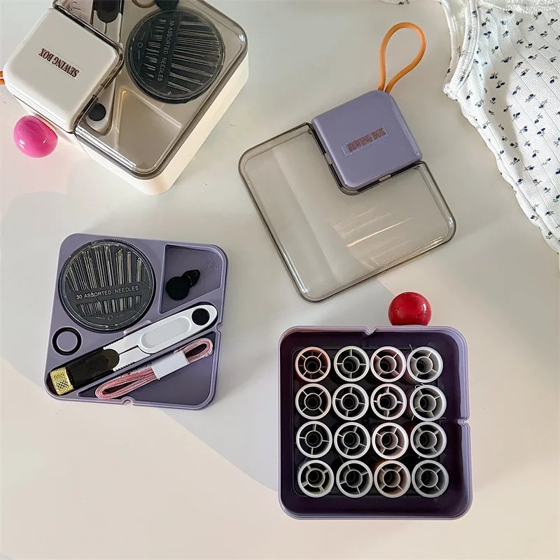 Multi-Functional Portable Household Sewing Box | Compact Sewing Kit
