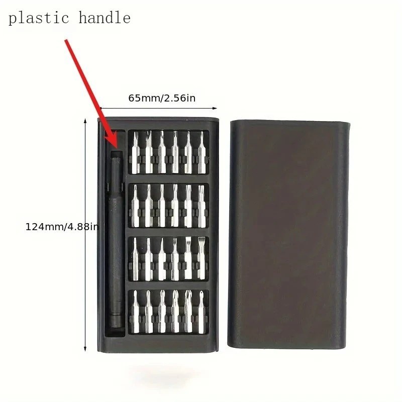 25-in-1 Mini Precision Screwdriver Set – Flathead & Phillips Screwdriver Bits