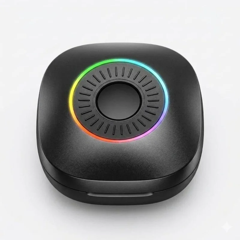 Buds Pro 13 Wireless Bluetooth Earbuds with RGB Ring Light, ANC & ENC