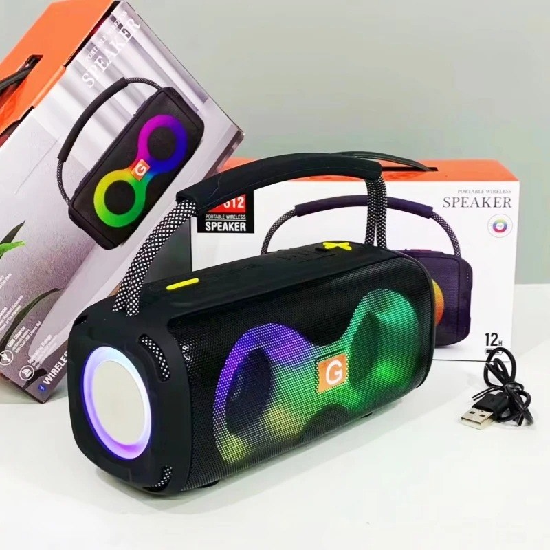 ET-312 Portable Bluetooth Speaker 10W – Deep Bass Dual Speaker with FM Radio
