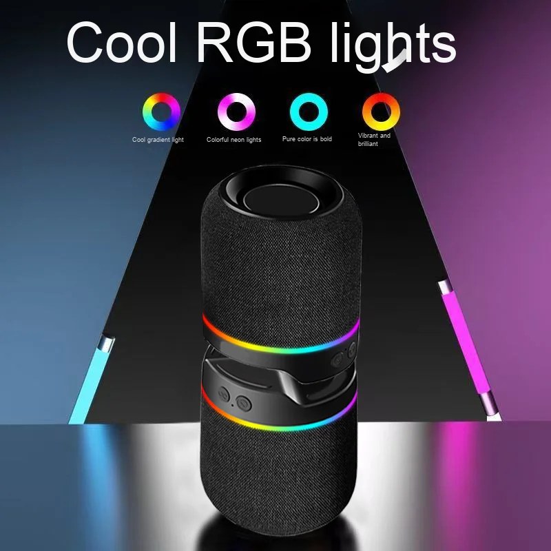 M25 Portable 2-in-1 Magnetic Bluetooth Speaker – Hi-Fi TWS Stereo Subwoofer with TF Card Support