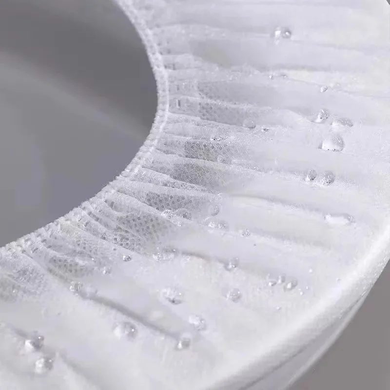 10Pcs Disposable Toilet Seat Covers | Waterproof Non-Woven Travel Bathroom Seat Protectors