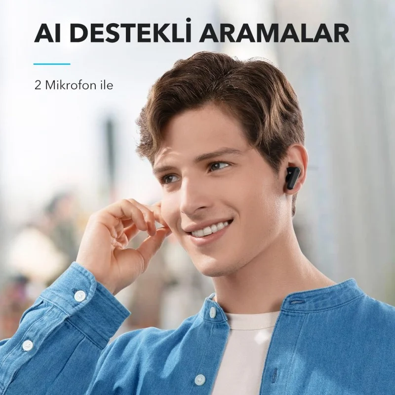Anker Soundcore R50i True Wireless Earbuds | Bluetooth 5.3 TWS Earphones with Deep Bass & AI Clear Calls