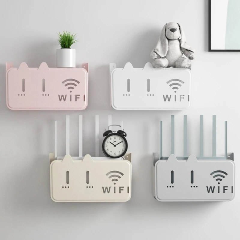  Smart Self Adhesive WiFi Router Cover Box – No Drill, Dustproof