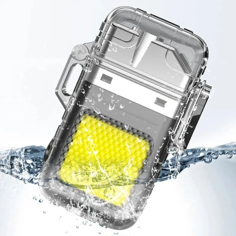 Multi-Function Electric Arc Lighter with LED Keychain Light | USB Rechargeable Waterproof Flameless Lighter