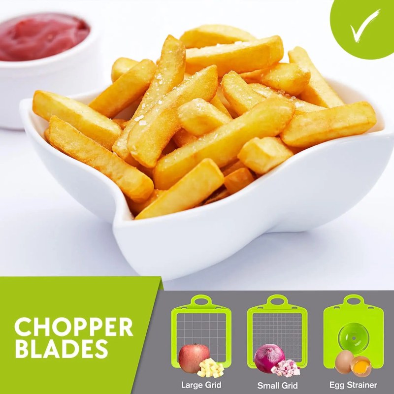 16 in 1 Vegetable Cutter & Grater | Multifunctional Cheese, Carrot, Tomato & Onion Shredder