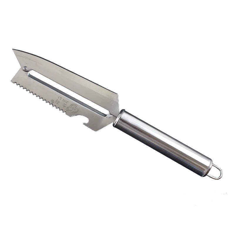 Multifunctional Stainless Steel Kitchen Knife | Fruit Vegetable Cutter & Fish Scale Peeler