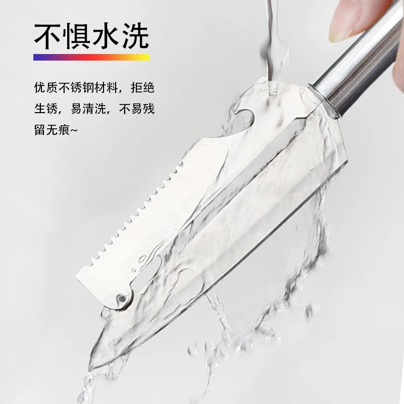 Multifunctional Stainless Steel Kitchen Knife | Fruit Vegetable Cutter & Fish Scale Peeler