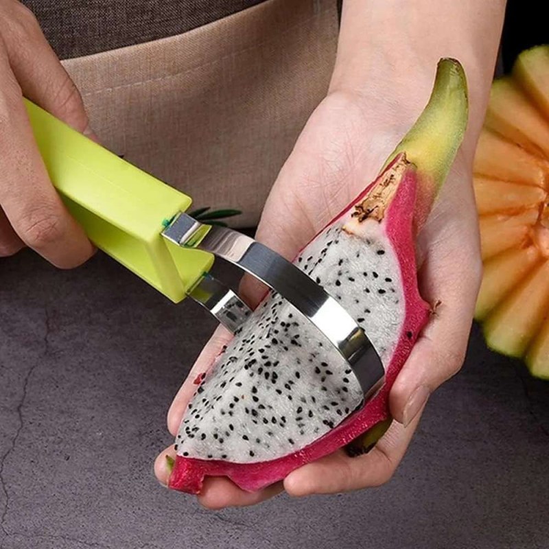 4 in 1 Fruit Carving Knife Cutter | Fruit Platter Decorator & Pulp Separator Tool