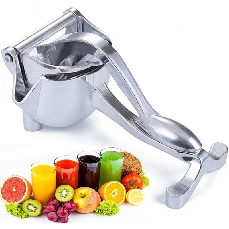 Aluminum Manual Citrus Juicer – Handheld Orange & Lemon Juice Press Squeezer Fruit Extractor