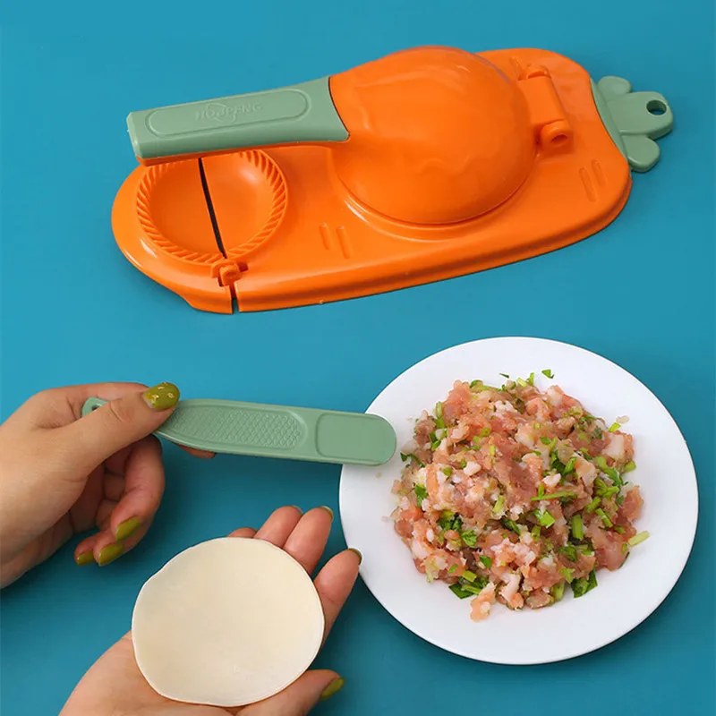 2-in-1 Magic Pitha Maker – Dumpling & Pitha Wrapper Presser Manual Kitchen Tool