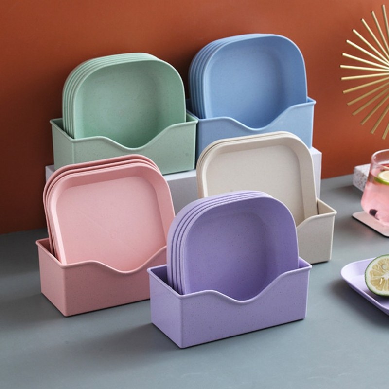 10-Piece Square Food Serving Bowl Set – Multipurpose Salad, Snack & Dessert Serving Bowls