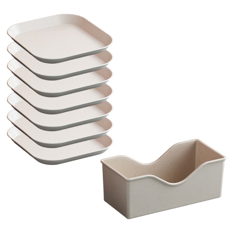 10-Piece Square Food Serving Bowl Set – Multipurpose Salad, Snack & Dessert Serving Bowls