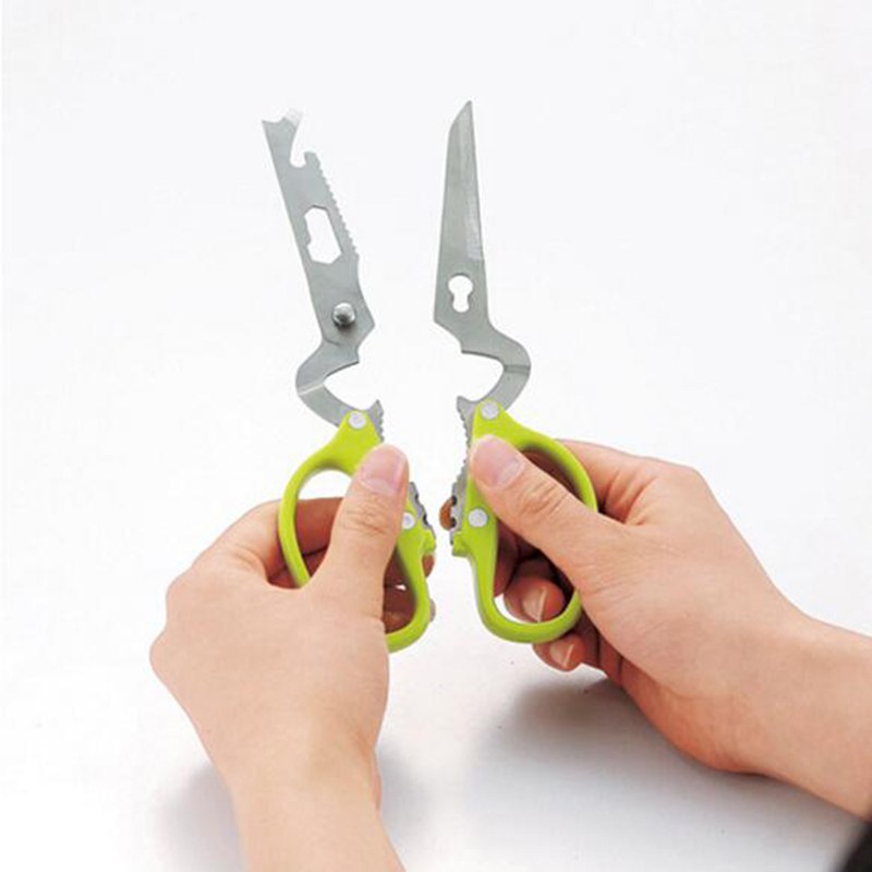 Make everyday kitchen tasks easier with these 10-in-1 Multifunctional Kitchen Scissors. Designed to combine multiple useful functions in one compact tool, these versatile kitchen shears are ideal for cutting herbs, vegetables, meat, packaging, and other e