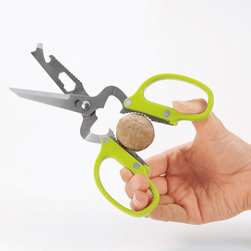 Make everyday kitchen tasks easier with these 10-in-1 Multifunctional Kitchen Scissors. Designed to combine multiple useful functions in one compact tool, these versatile kitchen shears are ideal for cutting herbs, vegetables, meat, packaging, and other e