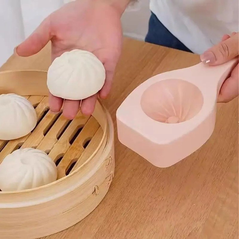 2-Piece Dumpling & Baozi Maker Set – Steamed Bun, Stuffed Bun & Dumpling Molds