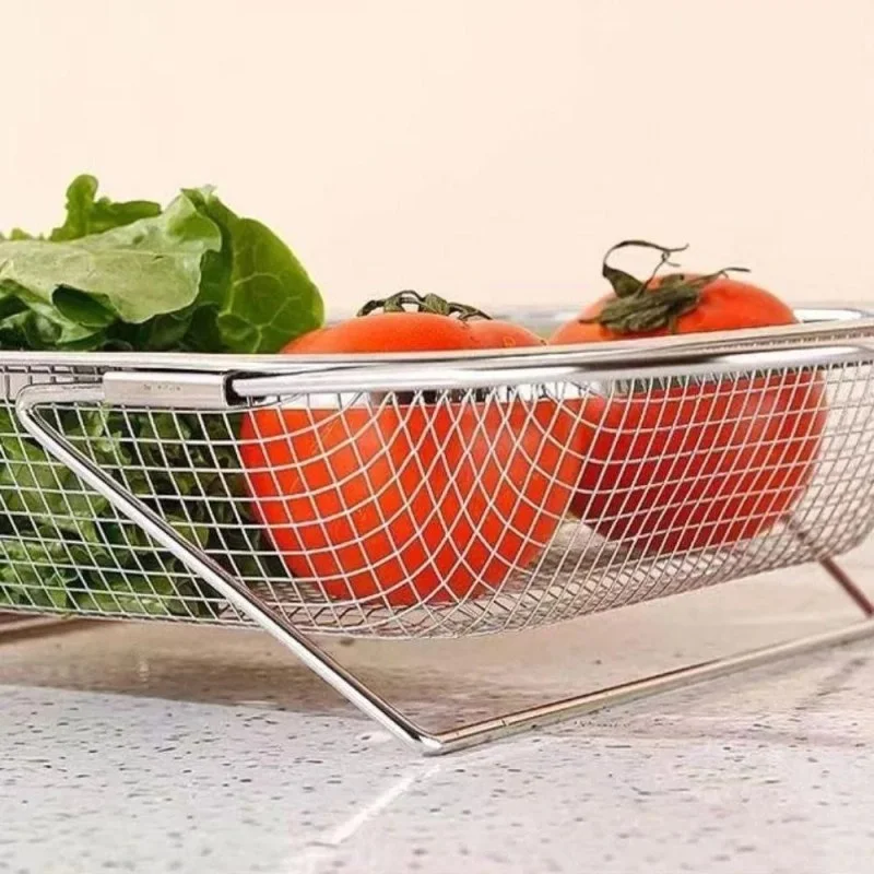 Extra Large Retractable Stainless Steel Kitchen Sink Drain Basket – Adjustable 37cm to 51.5cm_001022