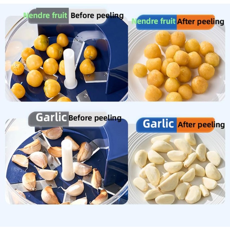  Automatic Vegetable Peeling Machine, Rechargeable Electric Fruit and Vegetable Peeler