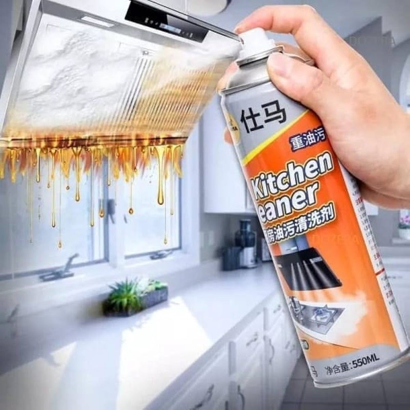 Kitchen Cleaner Spray – Multipurpose Grease & Stain Remover for Kitchen Surfaces
