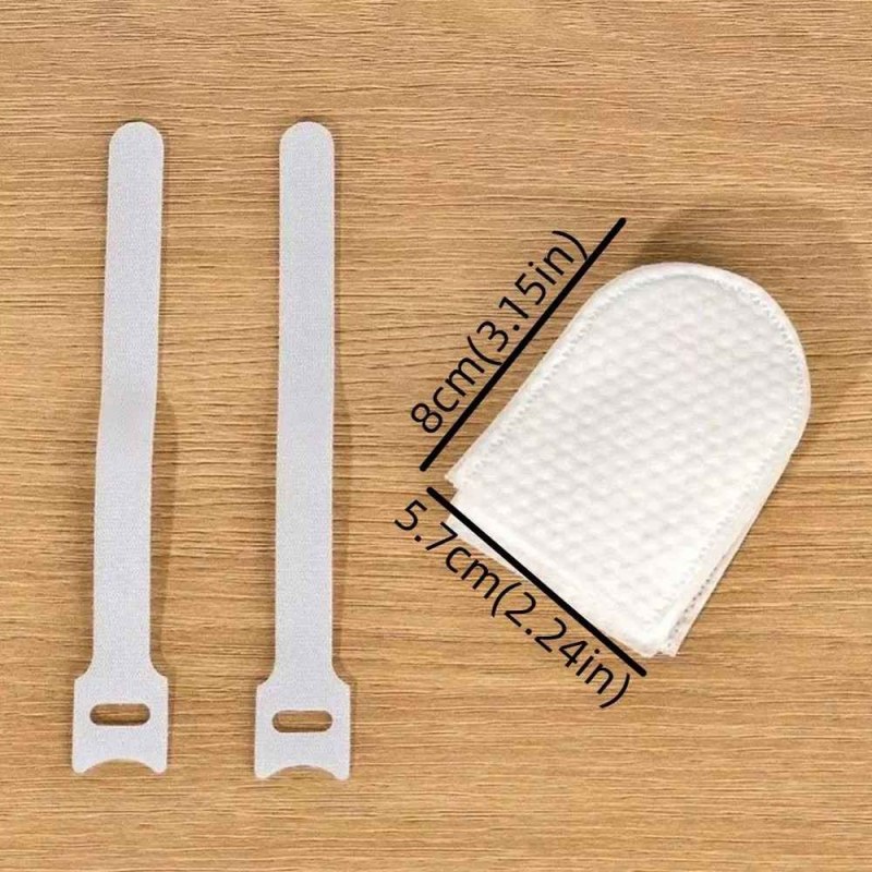 50-Piece Universal Faucet Filter Set – Anti-Splash Thickened Cotton Water Filter with 10 T-Straps