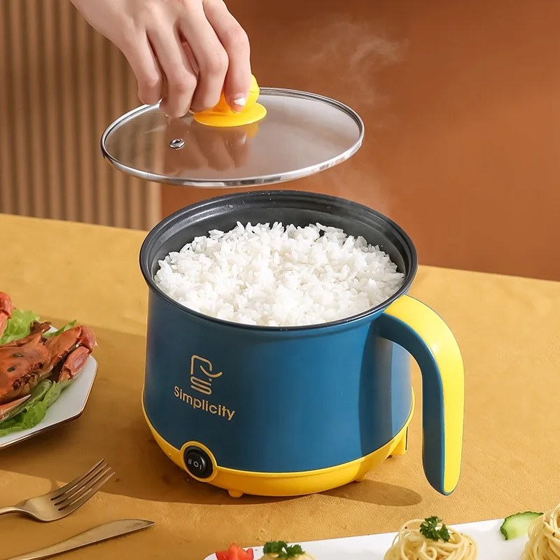 Simplicity Double Layer Cooker 1.8L – Nonstick Multifunctional Electric Hot Pot & Steamer
