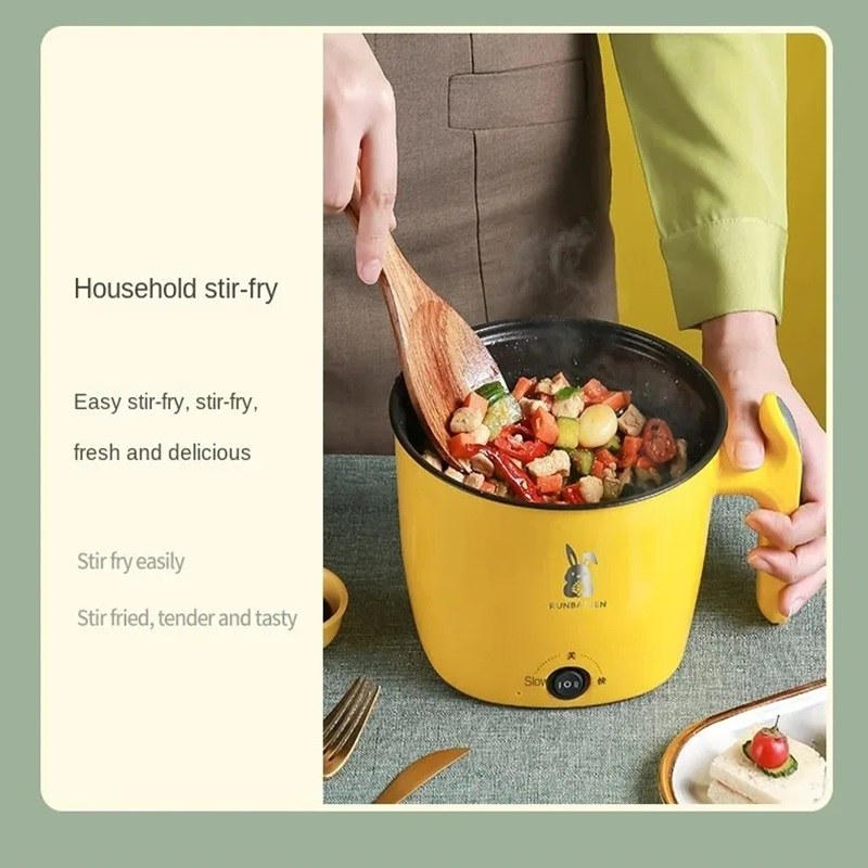 Prestige 22cm Multifunctional Electric Cooking Pot with Steamer – Household Kitchen Hot Pot