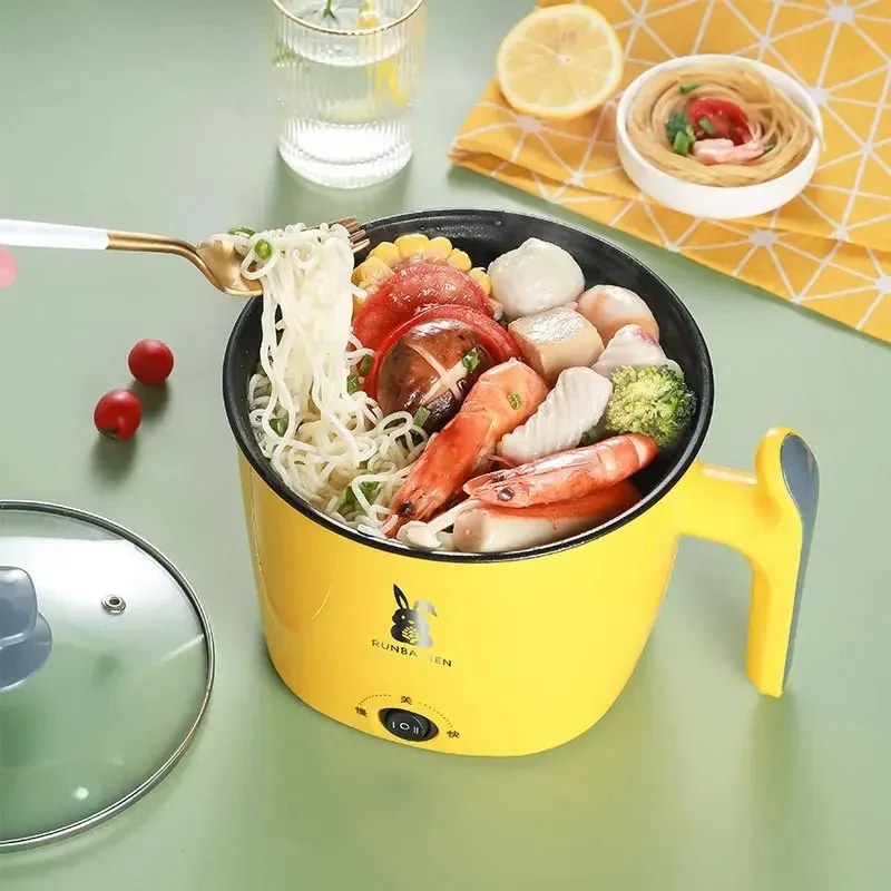 Prestige 22cm Multifunctional Electric Cooking Pot with Steamer – Household Kitchen Hot Pot