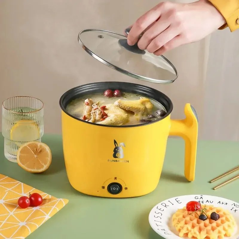 Prestige 22cm Multifunctional Electric Cooking Pot with Steamer – Household Kitchen Hot Pot