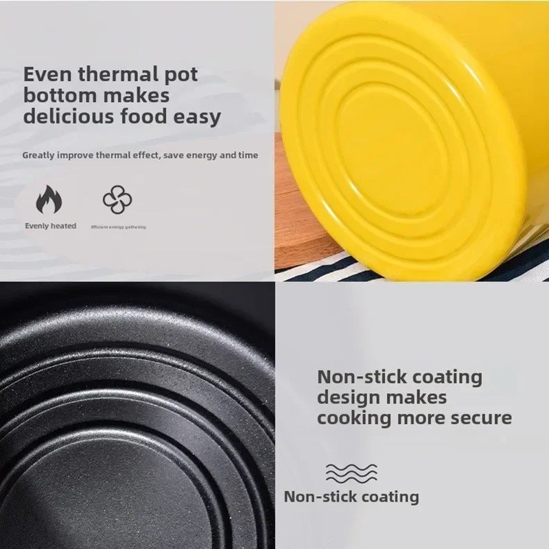 2L Multifunctional Deep Fryer Pot with Strainer Basket – Heat-Resistant Frying Pan with Anti-Scald Silicone Handle
