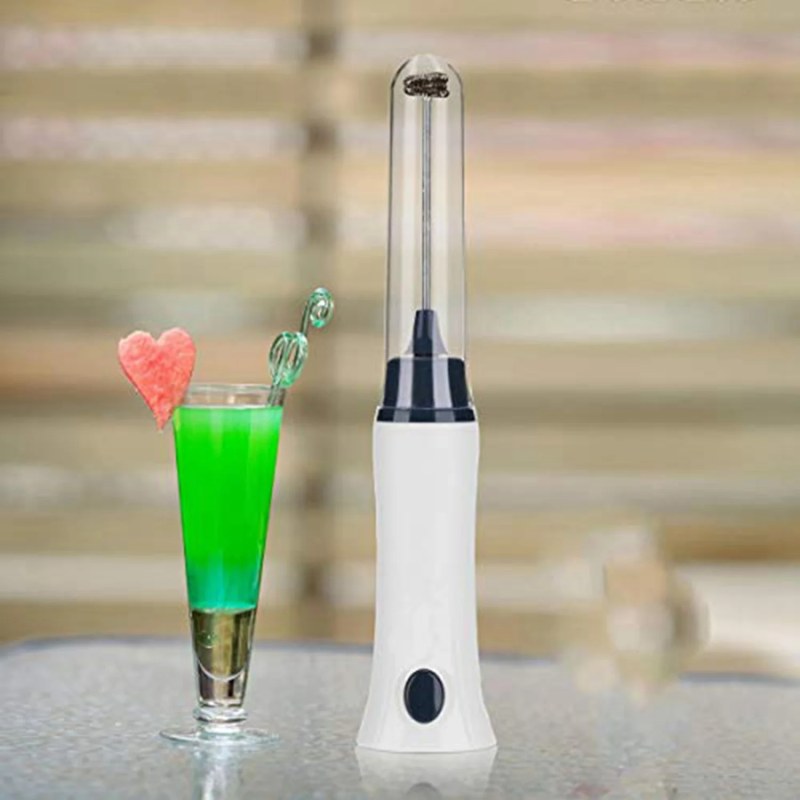 Handheld Electric Coffee Mixer – Automatic Milk Frother, Mini Egg Beater & Drink Whisk with Cover