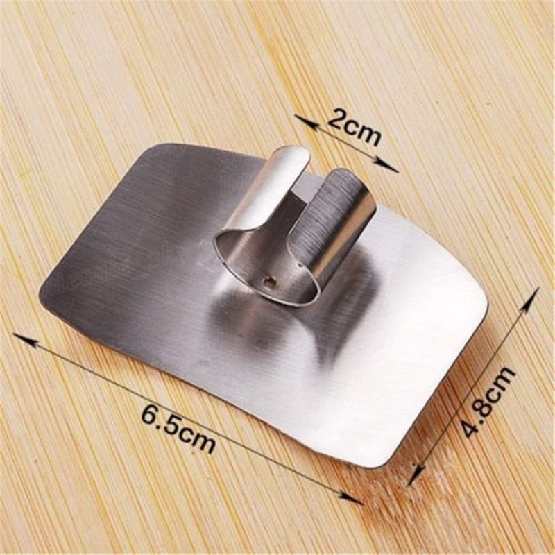 Stainless Steel Finger Guard – Kitchen Cutting Protector Ring (2PCS)-000268