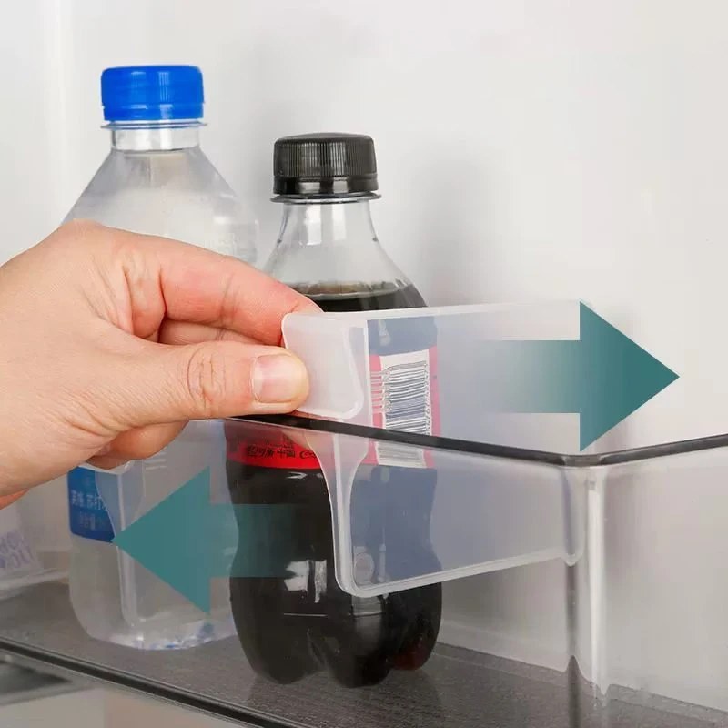 12pcs Adjustable Fridge Dividers Multi-functional Refrigerator Side Door Separator