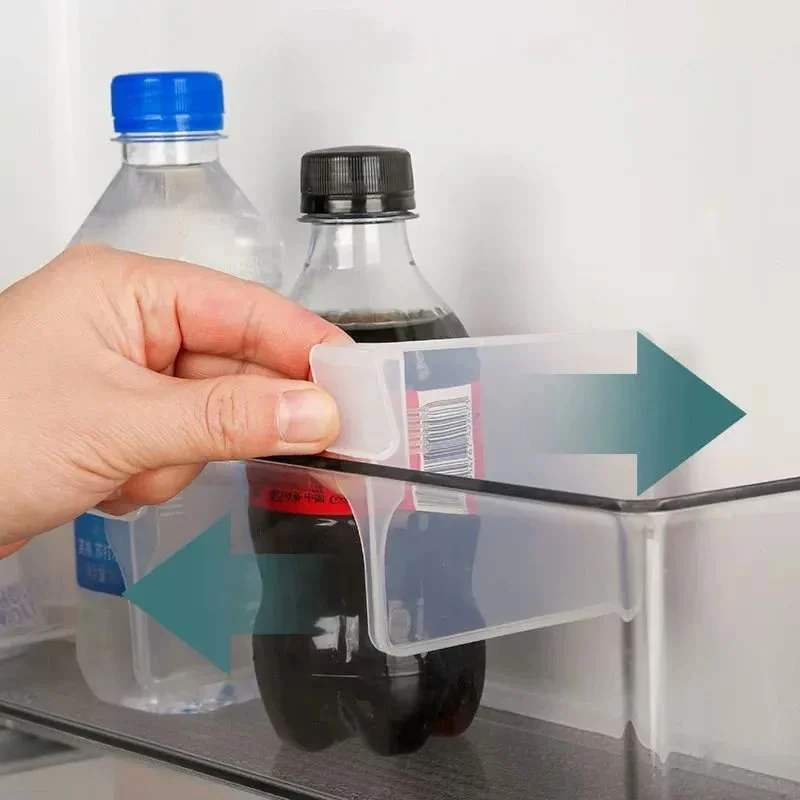 12pcs Adjustable Fridge Dividers Multi-functional Refrigerator Side Door Separator