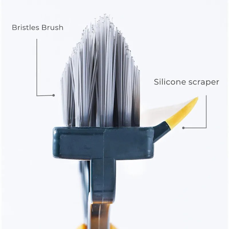 Long Handle Bathroom Floor Brush | Tile, Wall & Toilet Cleaning Brush